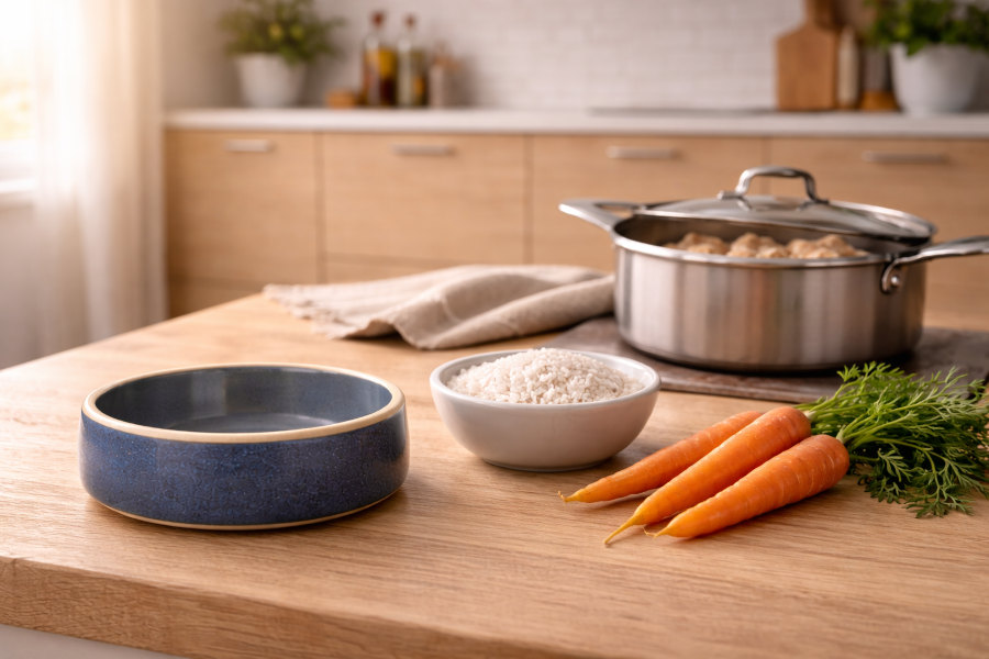 Schonkost bei Magen-Darm Hund